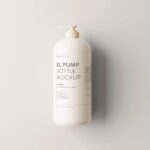 5 Mockups of Extra Large Pump Bottle in Varied Visions