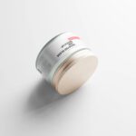 5 Mockups of Frosted Glass Jar with Label