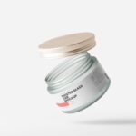 5 Mockups of Frosted Glass Jar with Label