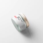5 Mockups of Frosted Glass Jar with Label