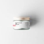 5 Mockups of Frosted Glass Jar with Label
