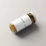 5 Mockups of Large Amber Jars in Varied Visions