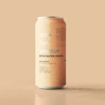 5 Mockups of Large Soda Cans with Water Drops
