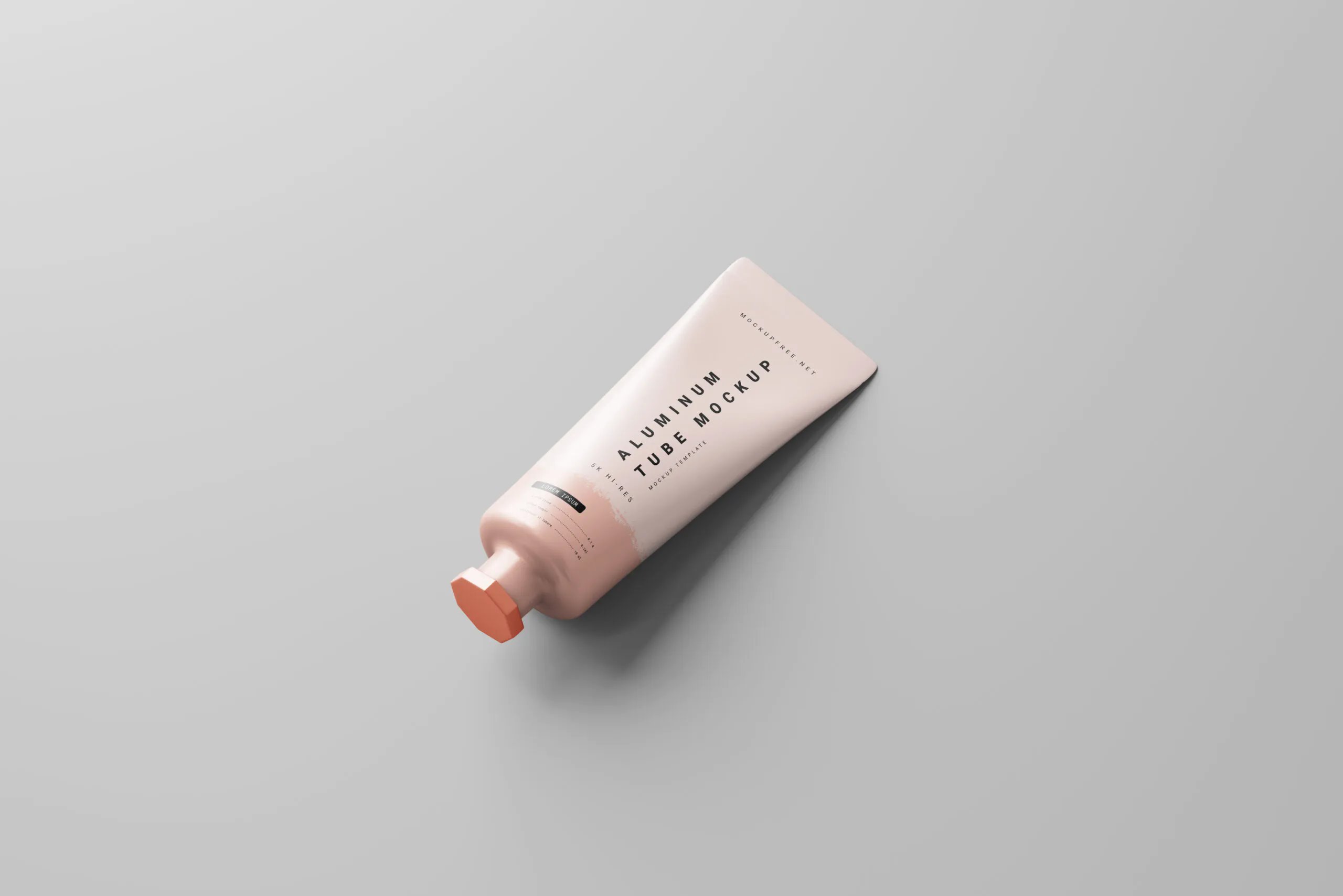 5 Mockups of Metallic Cosmetic Tubes in Distinct Visions FREE PSD