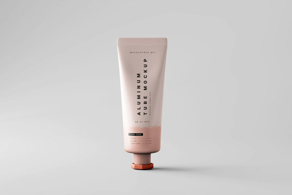 5 Mockups of Metallic Cosmetic Tubes in Distinct Visions