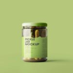 5 Mockups of Pickle Jar in Distinct Visions