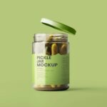 5 Mockups of Pickle Jar in Distinct Visions