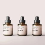 5 Mockups of Stubby Dropper Bottle in Varied Shots
