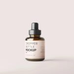 5 Mockups of Stubby Dropper Bottle in Varied Shots
