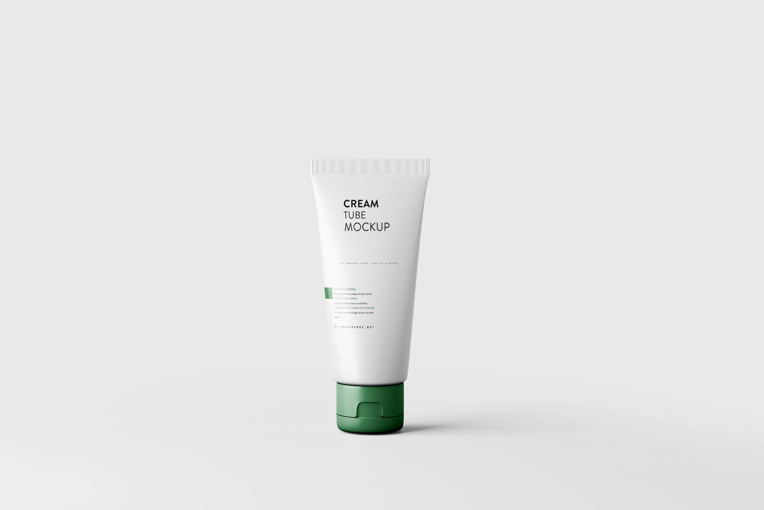 5 Mockups of Upside Down Cream Tube in Distinct Shots FREE PSD