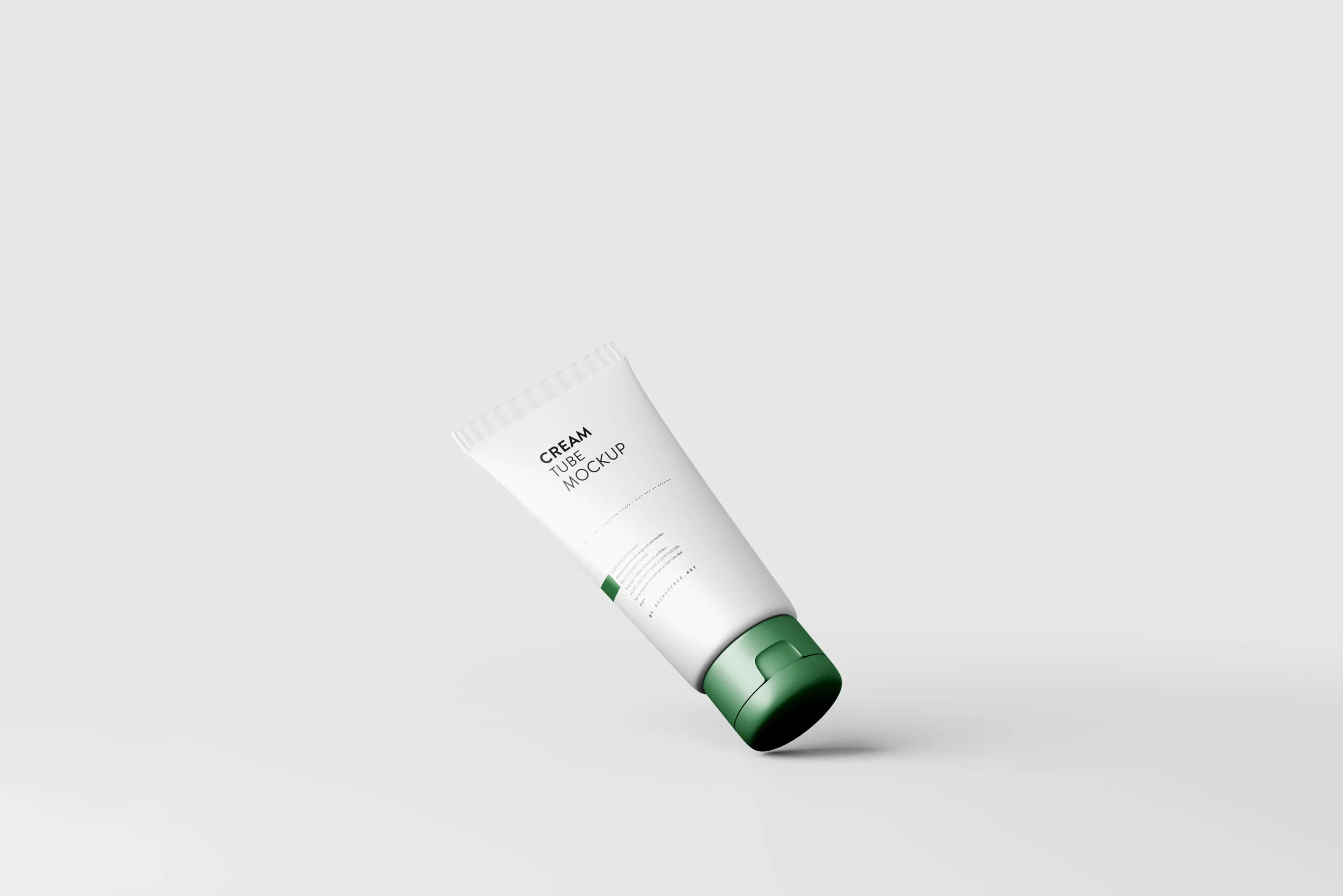 5 Mockups of Upside Down Cream Tube in Distinct Shots FREE PSD