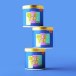 5 Nuts Tin Cans Mockups in Different Visions