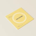 5 Paper CD Cover and Disc Mockups in Different Visions mockup preview
