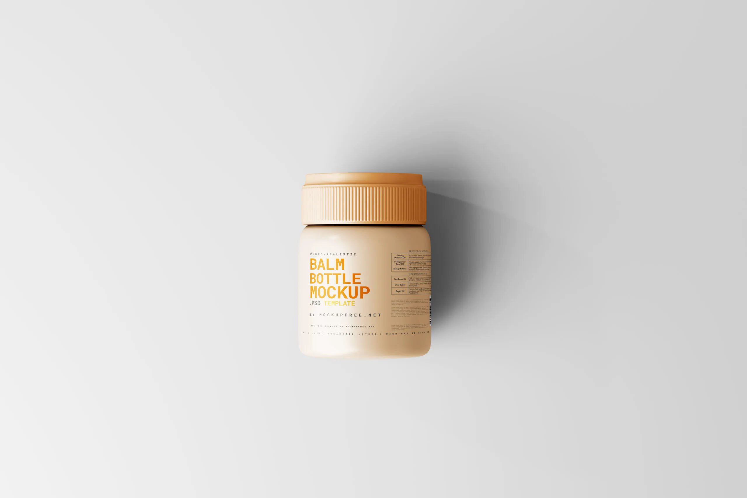 5 Plastic Balm Bottle Mockups in Varied Visions FREE PSD