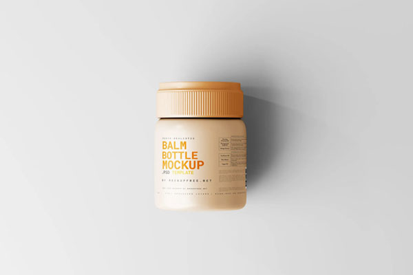 5 Plastic Balm Bottle Mockups in Varied Visions