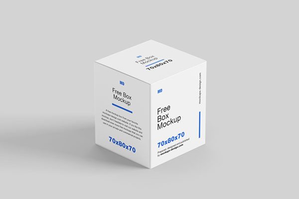 5 Scenes from the Packaging Box Mockup