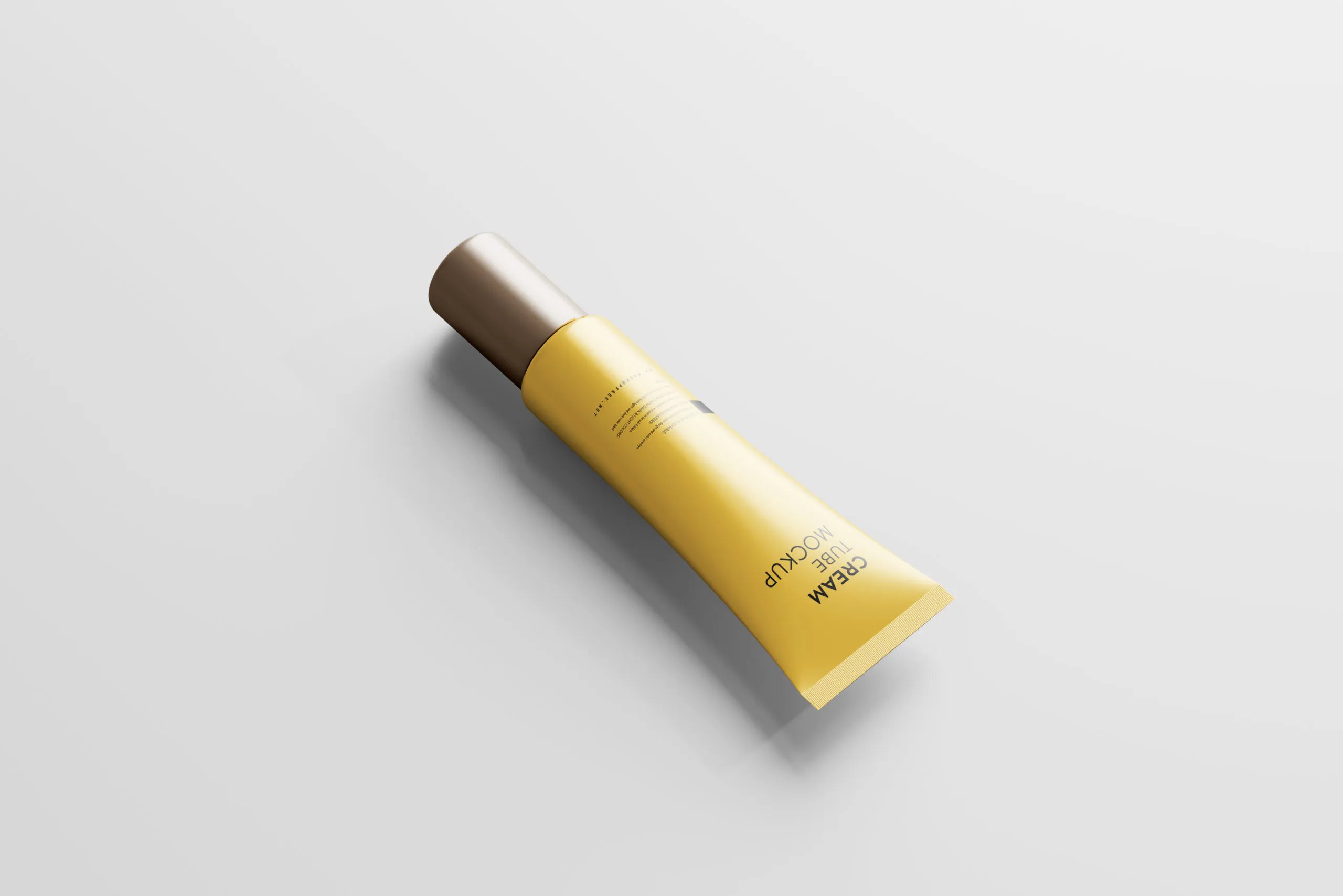5 Screw Cap Cream Tube Mockups in Varied Visions FREE PSD