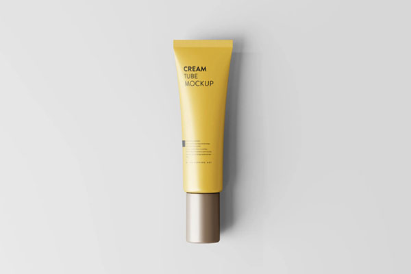 5 Screw Cap Cream Tube Mockups in Varied Visions