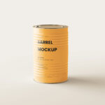 5 Shots of Barrel Mockup
