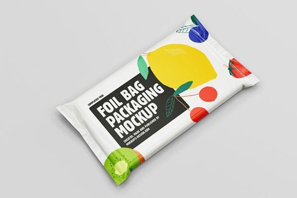 5 Shots of Food Pouches Mockup