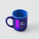 5 Shots of Glossy Matt Mug Mockup mockup preview
