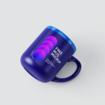 5 Shots of Glossy Matt Mug Mockup mockup preview