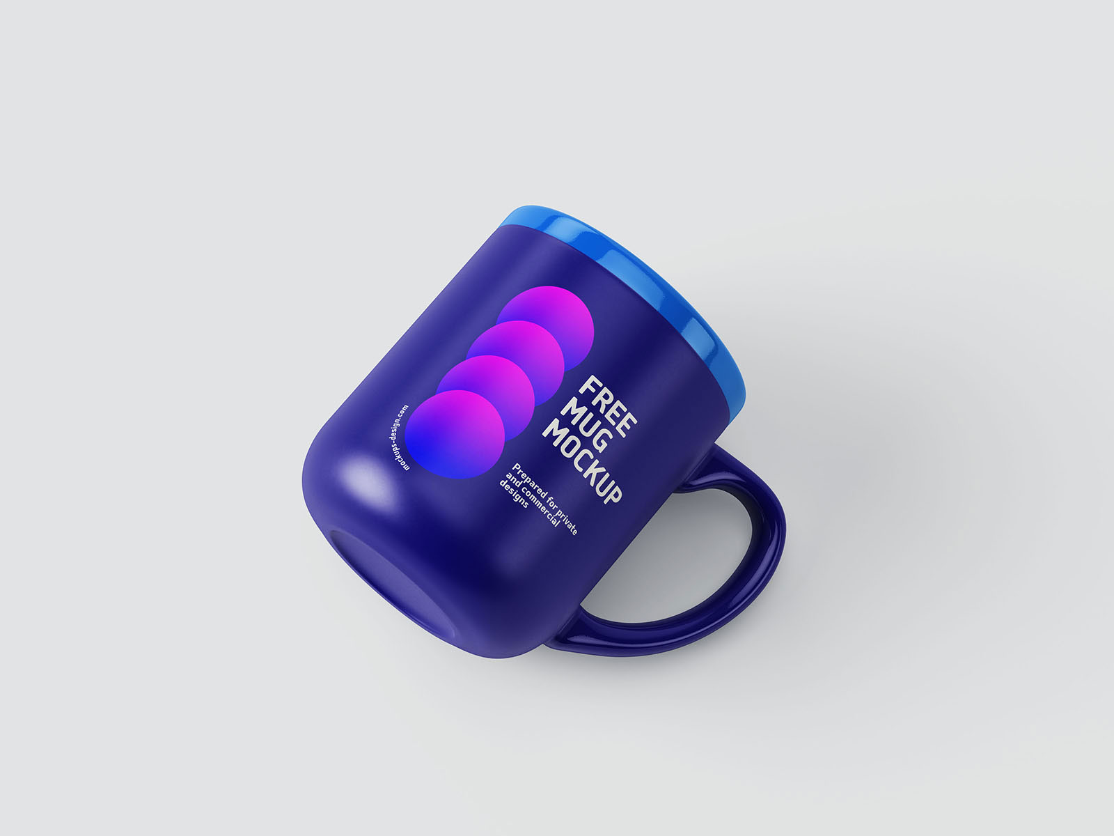 Free 5 Shots of Glossy Matt Mug Mockup PSD Template