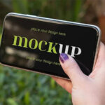 5 Shots of Phone Screen Mockup