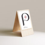 5 Shots of Poster Mockup on Wooden Stand