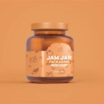 5 Showcases of Jam Jar Mockup