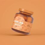 5 Showcases of Jam Jar Mockup