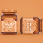 5 Showcases of Jam Jar Mockup