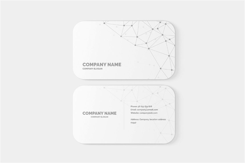 5 Showcases of Rounded Corner Business Card Mockup mockup preview