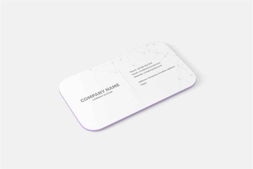 5 Showcases of Rounded Corner Business Card Mockup mockup preview