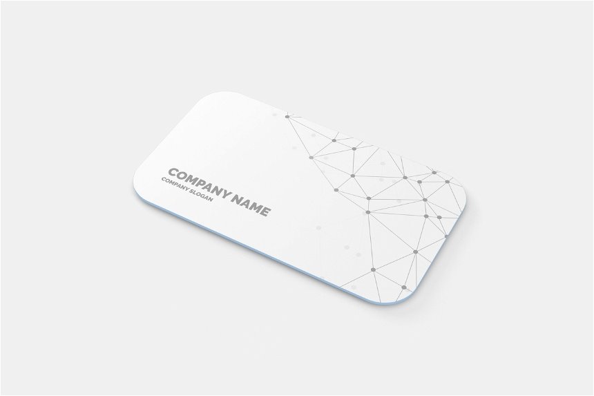 5 Showcases of Rounded Corner Business Card Mockup mockup preview