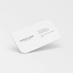 5 Showcases of Rounded Corner Business Card Mockup mockup preview