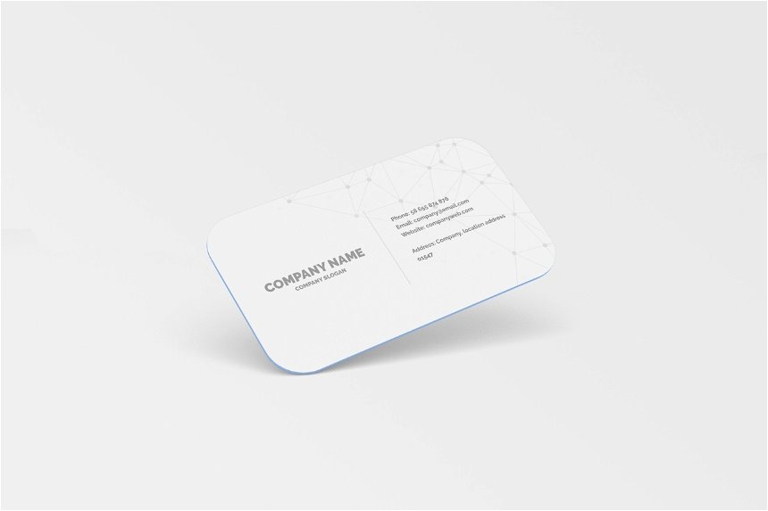 5 Showcases of Rounded Corner Business Card Mockup mockup preview