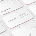 5 Showcases of Rounded Corner Business Card Mockup mockup preview