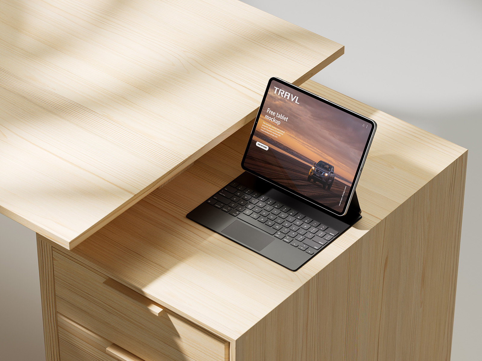 5 Showcases of Tablet Mockup FREE PSD
