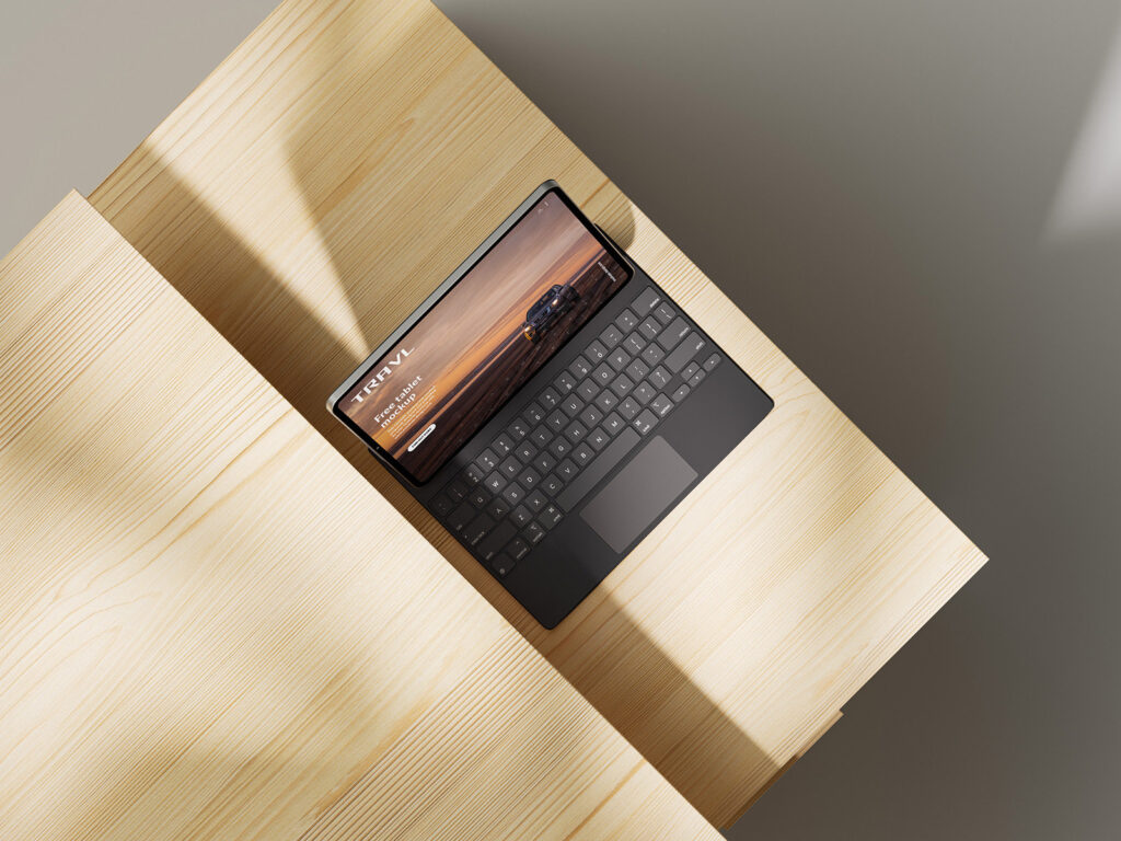 5 Showcases of Tablet Mockup
