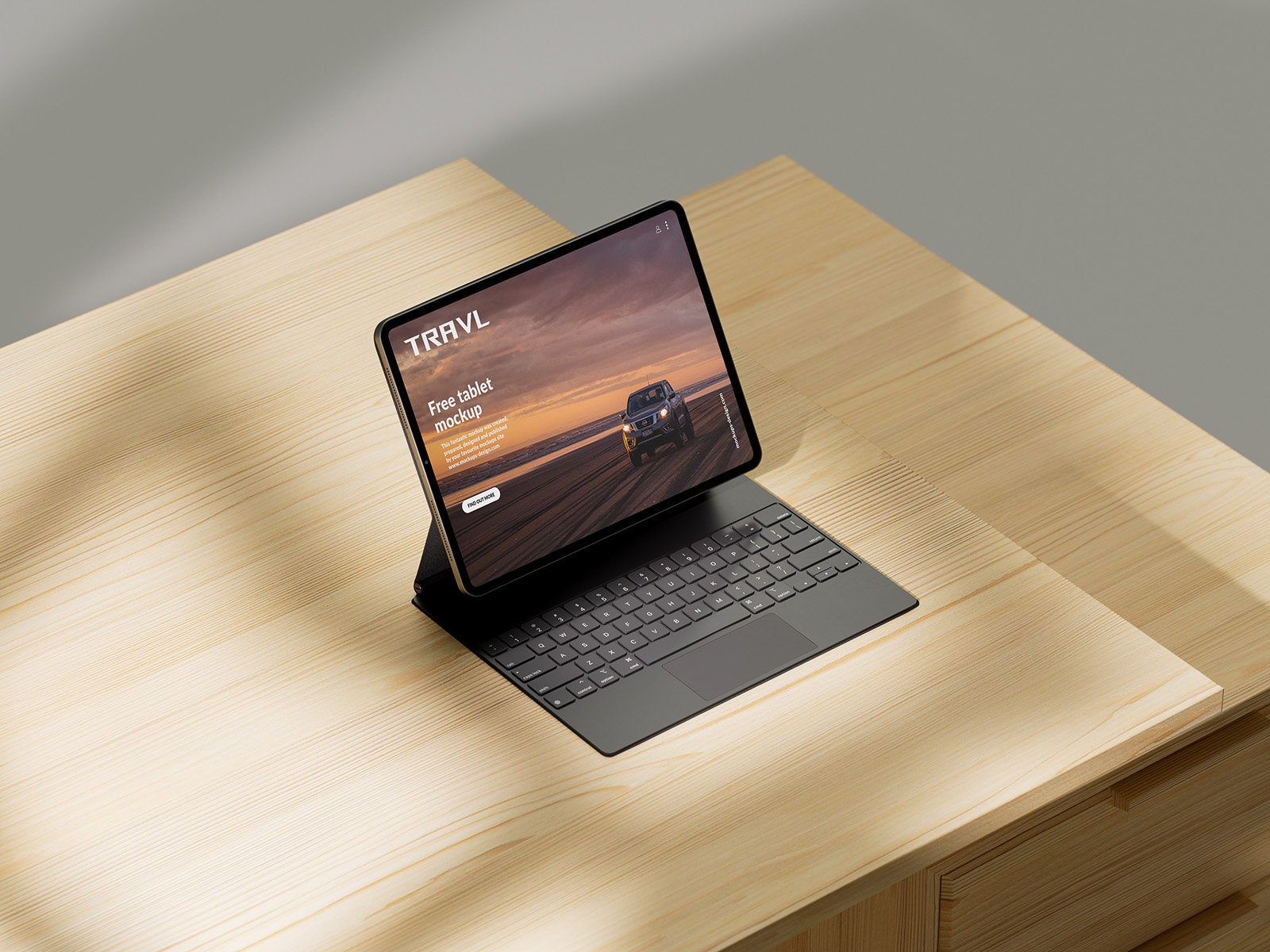 5 Showcases of Tablet Mockup FREE PSD