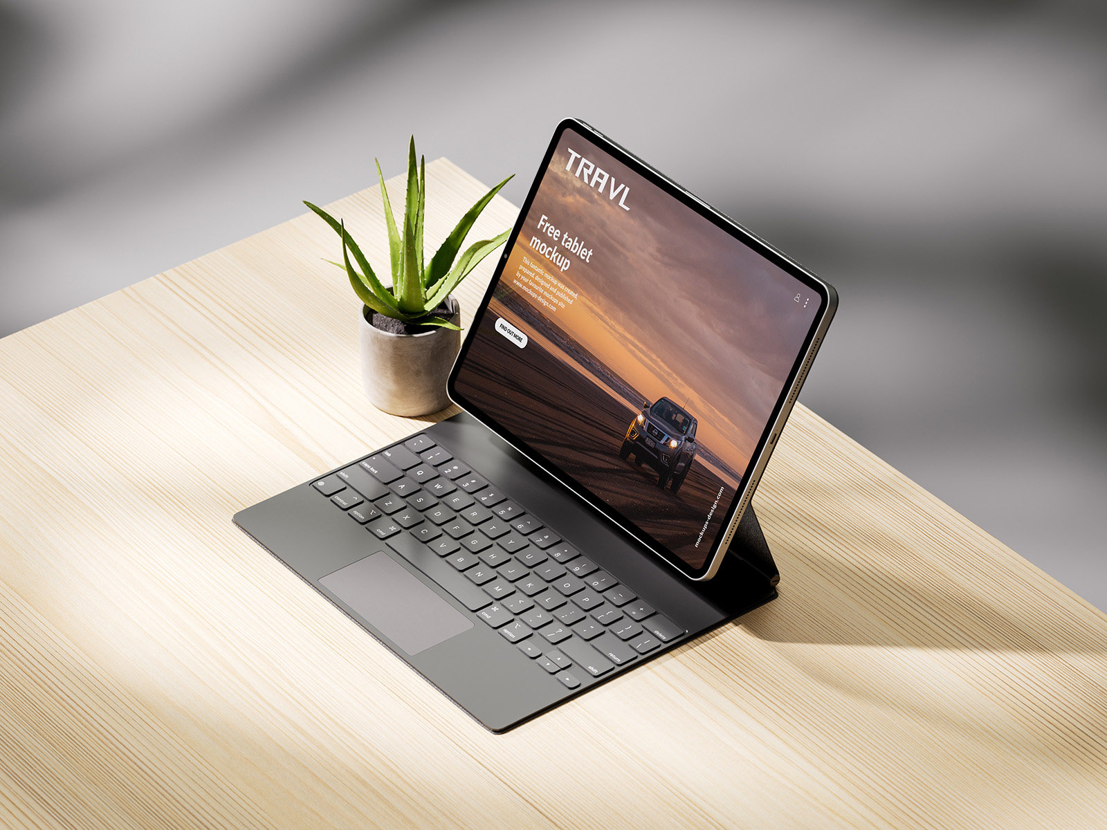 5 Showcases of Tablet Mockup FREE PSD