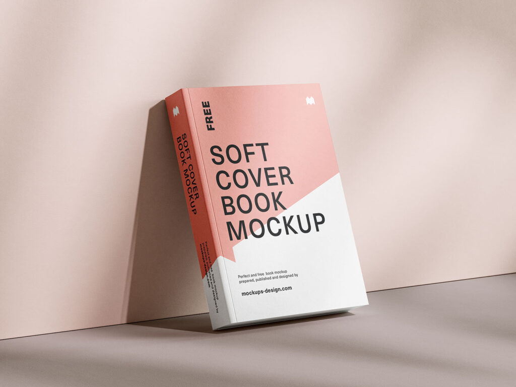 5 Sights of a Thick Book Mockup