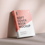 5 Sights of a Thick Book Mockup