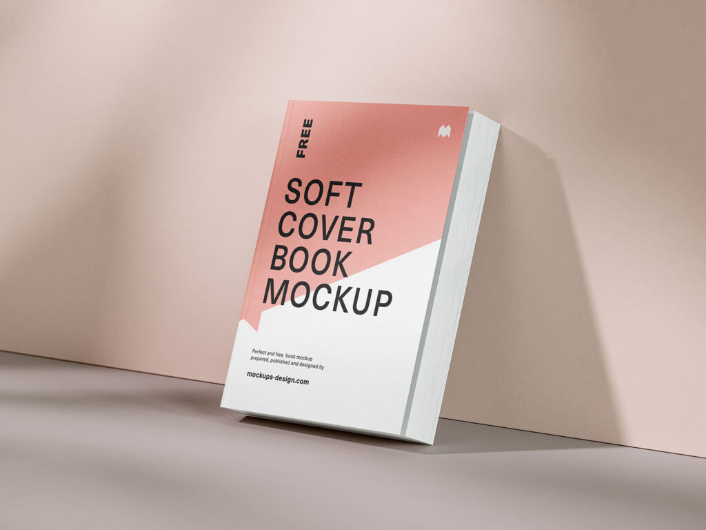 5 Sights of a Thick Book Mockup