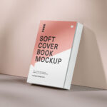 5 Sights of a Thick Book Mockup