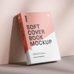 5 Sights of a Thick Book Mockup