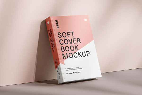 5 Sights of a Thick Book Mockup