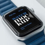 5 Sights of Apple Watch Mockup