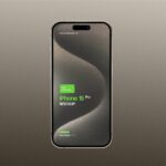 5 Sights of iPhone 15 Pro Mockup